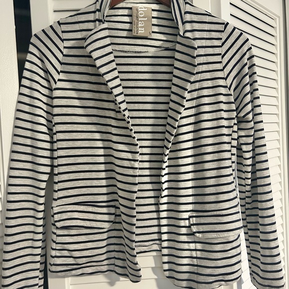 Left Coast by Dolan striped open blazer. Size small. - Picture 3 of 6